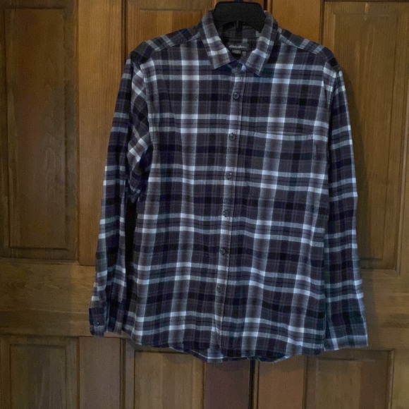 Eddie Bauer flannel plaid shirt nwt - Picture 4 of 4
